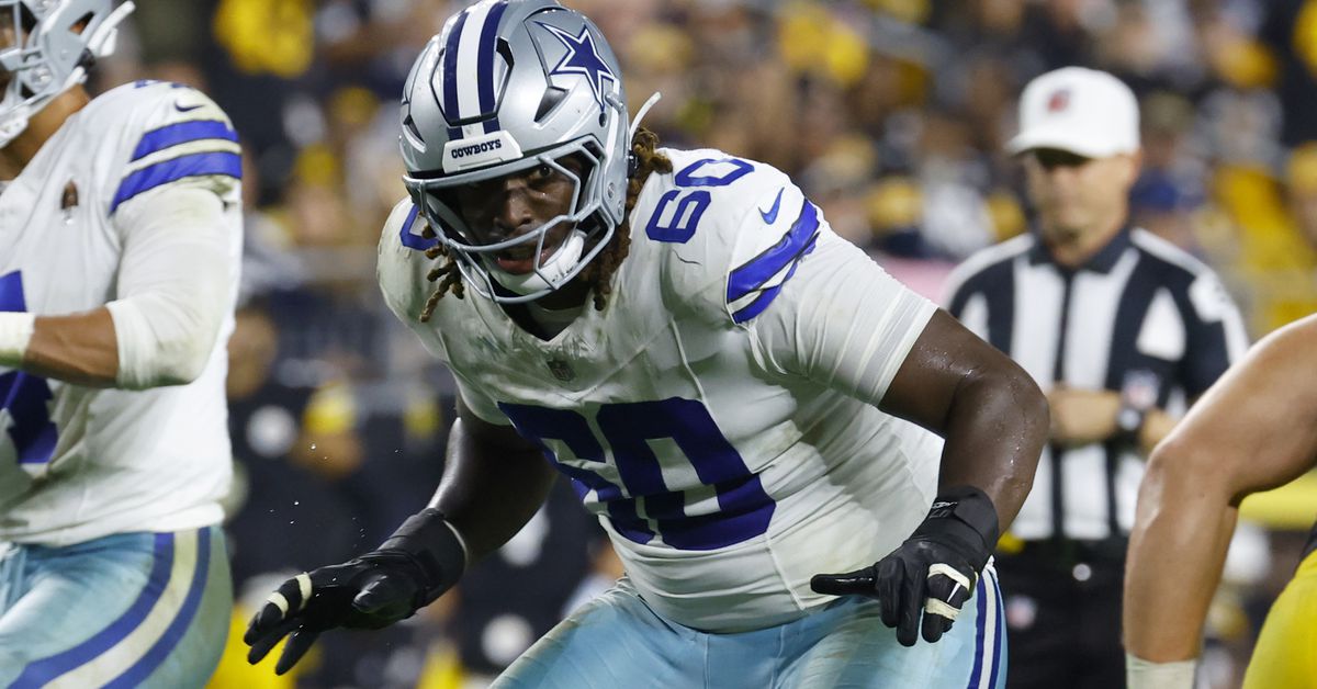 Cowboys injuries: Rookie left tackle Tyler Guyton reveals he has high ankle sprain