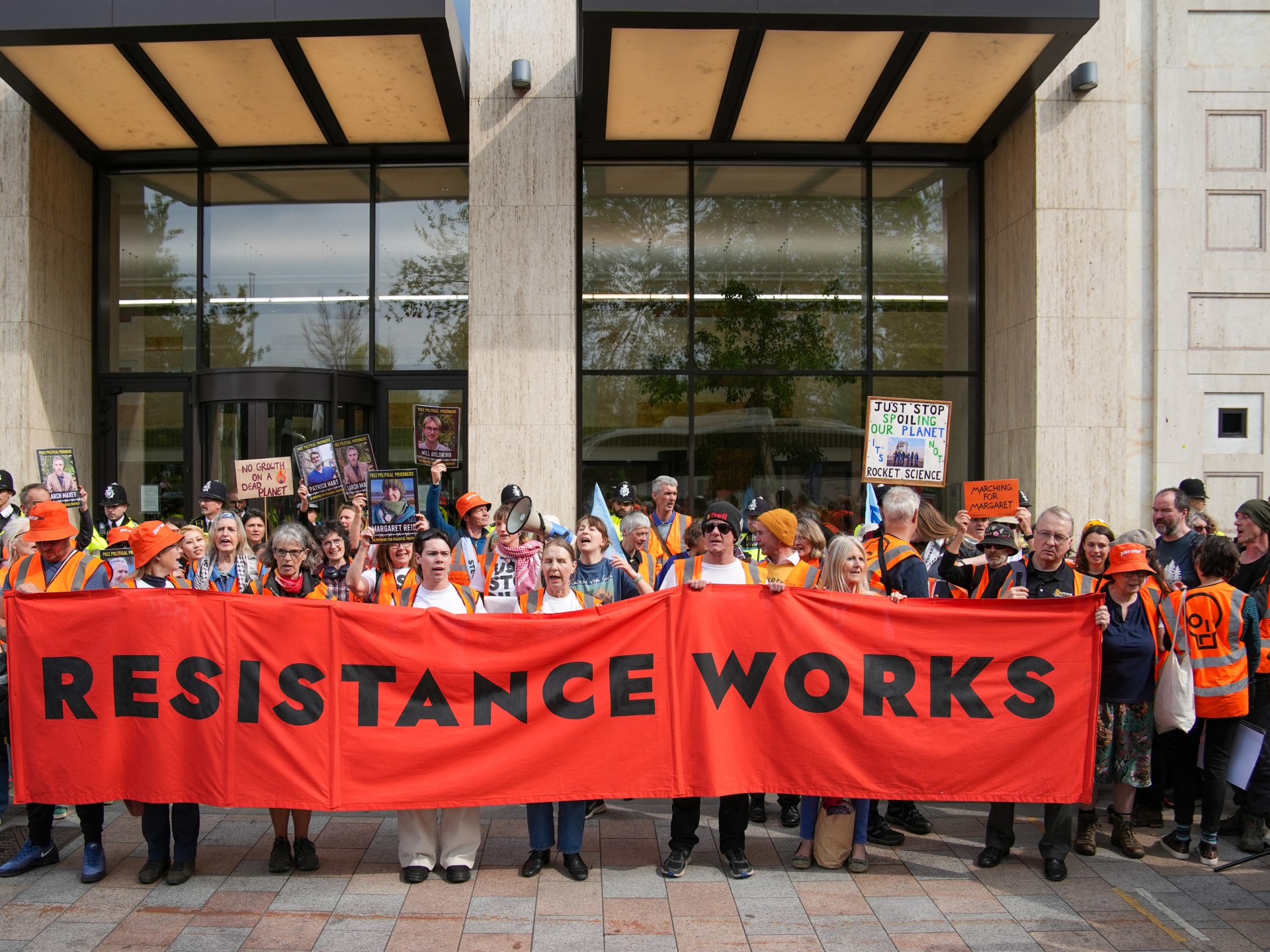 UK activist group Just Stop Oil holds its last climate protest