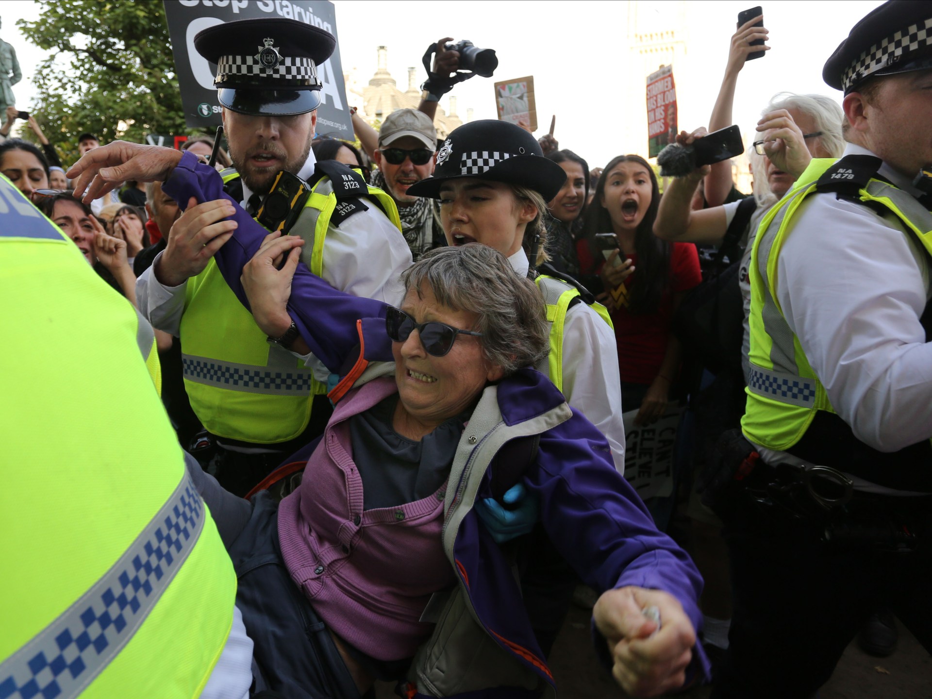 UK police arrest almost 900 protesters at pro-Palestine Action rally