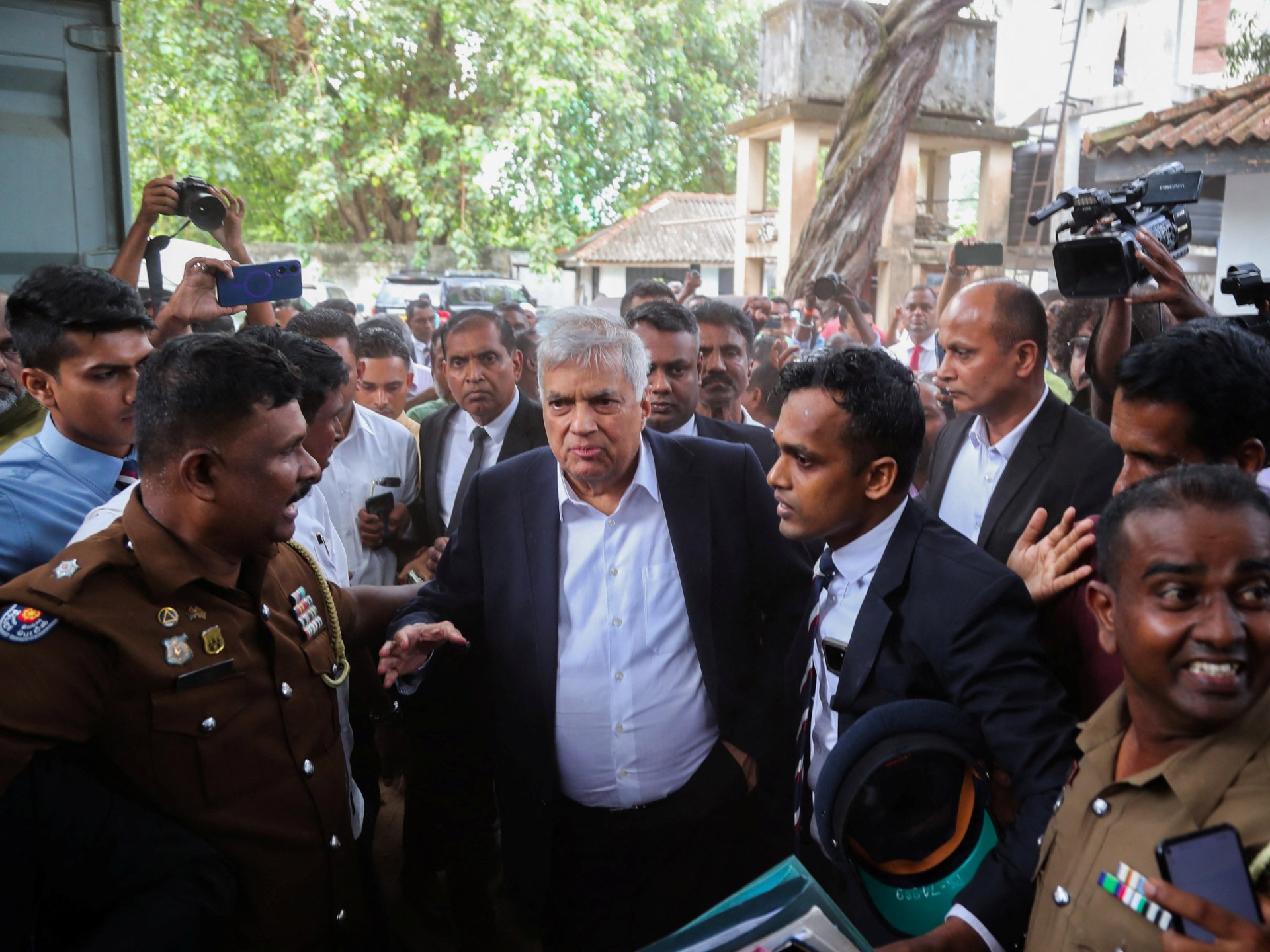 Former Sri Lanka President Ranil Wickremesinghe arrested