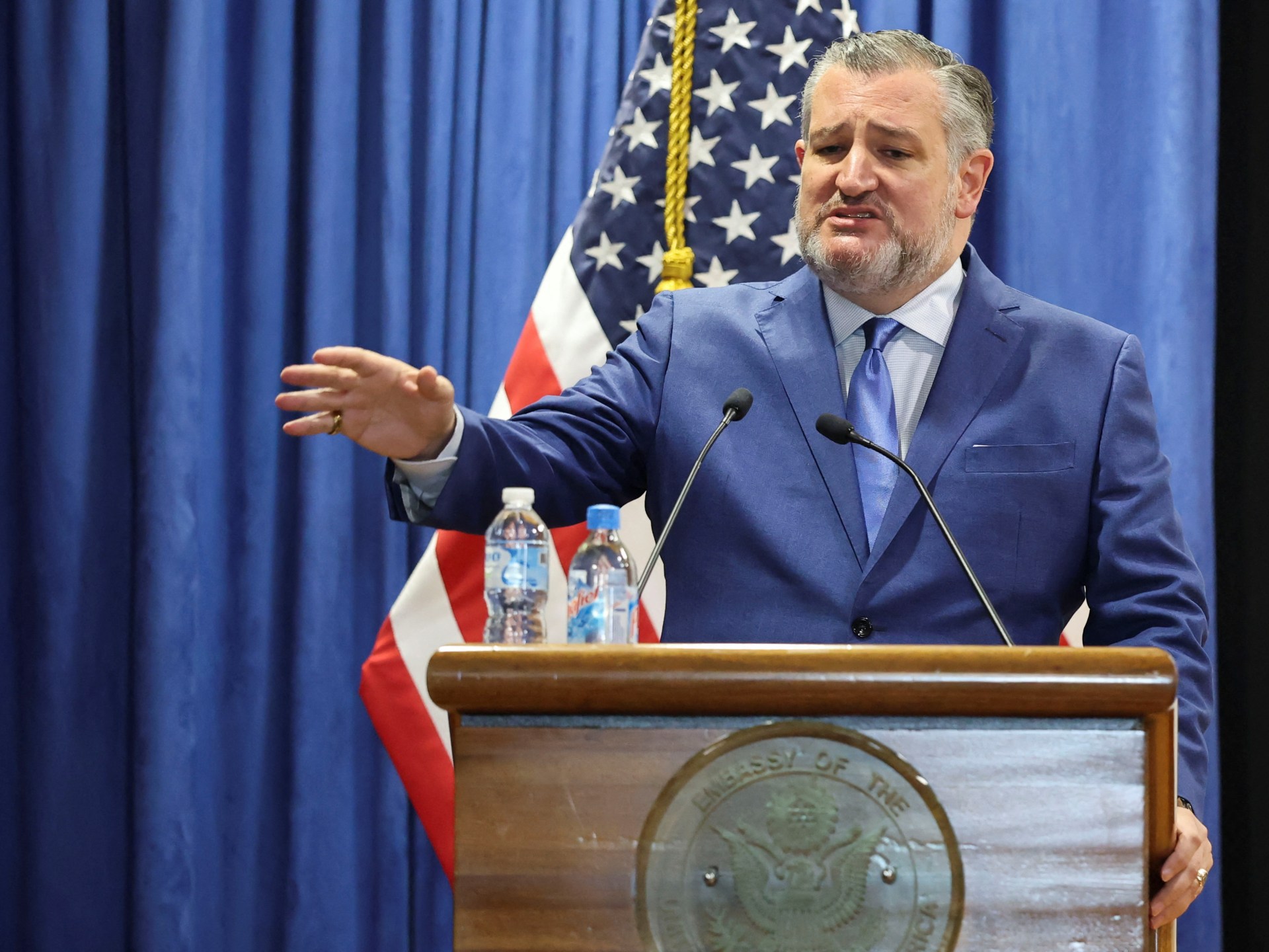 Ted Cruz breaks with Republicans, slams ‘mafioso’ threats to broadcasters