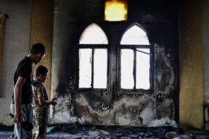 Israeli settler attack on West Bank mosque draws international condemnation