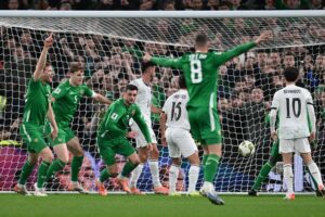 Ronaldo sent off as Ireland stun Portugal to keep World Cup hopes alive