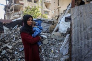 Tragedy in Gaza as winter storm turns family’s shelter into rubble