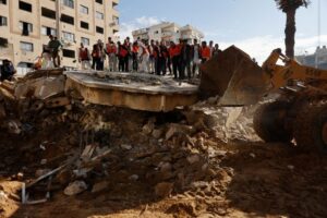 Gaza authorities struggle to recover bodies from rubble amid winter storms