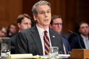 US treasury secretary declines to rule out future Federal Reserve lawsuits