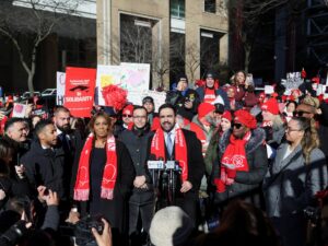 Thousands of nurses go on strike in New York City