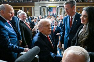 Trump’s State of the Union touts economic turnaround as approval slumps