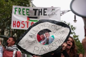 Who are the two Gaza flotilla activists abducted by Israel?