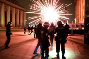 PSG’s Champions League win marred by night of violence and riots in Paris