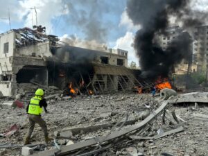 Israeli strike on government building kills Lebanese officers