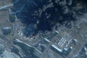 Ukraine drone attack hits Russian Baltic port, governor says