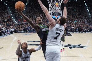 Timberwolves win, tie Playoff Series after Spurs’ Wembanyama is ejected