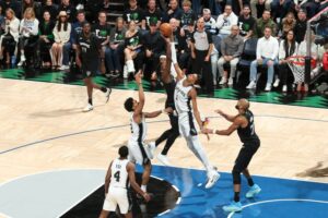 Wembanyama powers Spurs past T-Wolves as Knicks beat Sixers in NBA playoffs