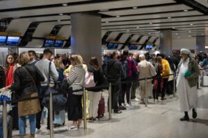 Net migration to the UK falls by nearly 50 percent amid tighter policies