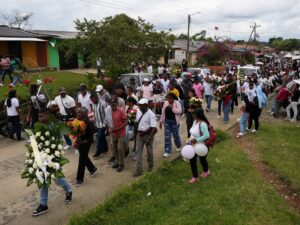 Red Cross says people displaced by conflict in Colombia doubled last year