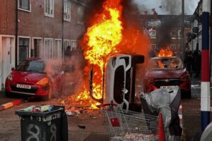 Anti-immigration protests break out in Belfast after knife attack