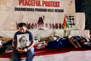India’s ‘Cockroach’ movement camps out until education minister resigns