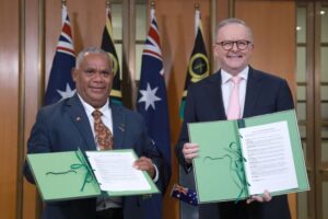 Australia and Vanuatu sign deal to block foreign military bases