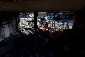 Israeli attacks on Gaza kill 14, including mourners attending funeral