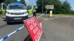 Major incident declared after bus crash near roundabout in Wales