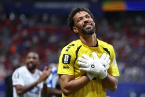 Vozinha’s mum celebrates hero keeper son from afar