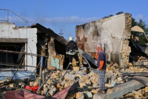 Ukraine suffers port attacks as protests persist over defence shake-up