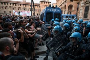 Italy’s Meloni slams protesters following clashes in Bologna