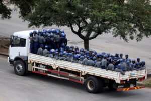 A quiet day in Harare after Zimbabwe’s shutdown call