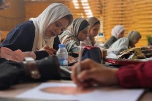 Art offers young Gaza survivors solace and escape from war’s devastation